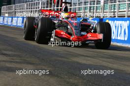 06.03.2007, Silverstone, England,  Lewis Hamilton (GBR), McLaren Mercedes, MP4-22 - Formula 1 Testing