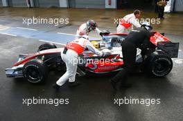 06.03.2007, Silverstone, England,  Lewis Hamilton (GBR), McLaren Mercedes, MP4-22 - Formula 1 Testing