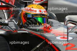 06.03.2007, Silverstone, England,  Lewis Hamilton (GBR), McLaren Mercedes, MP4-22 - Formula 1 Testing