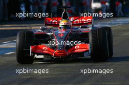 06.03.2007, Silverstone, England,  Lewis Hamilton (GBR), McLaren Mercedes, MP4-22