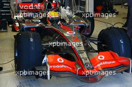 06.03.2007, Silverstone, England,  Lewis Hamilton (GBR), McLaren Mercedes, MP4-22 - Formula 1 Testing