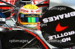 06.03.2007, Silverstone, England,  Lewis Hamilton (GBR), McLaren Mercedes, MP4-22 - Formula 1 Testing