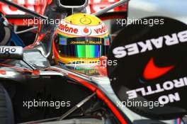 06.03.2007, Silverstone, England,  Lewis Hamilton (GBR), McLaren Mercedes, MP4-22 - Formula 1 Testing