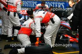 06.03.2007, Silverstone, England,  Lewis Hamilton (GBR), McLaren Mercedes, MP4-22 - Formula 1 Testing