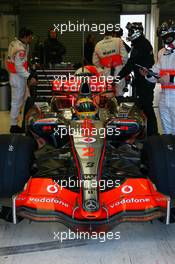 06.03.2007, Silverstone, England,  Lewis Hamilton (GBR), McLaren Mercedes, MP4-22 - Formula 1 Testing