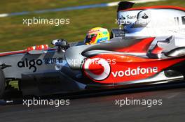 06.03.2007, Silverstone, England,  Lewis Hamilton (GBR), McLaren Mercedes, MP4-22 - Formula 1 Testing