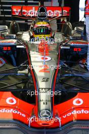 06.03.2007, Silverstone, England,  Lewis Hamilton (GBR), McLaren Mercedes, MP4-22 - Formula 1 Testing