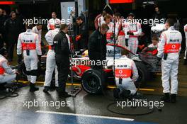 06.03.2007, Silverstone, England,  Lewis Hamilton (GBR), McLaren Mercedes, MP4-22 - Formula 1 Testing