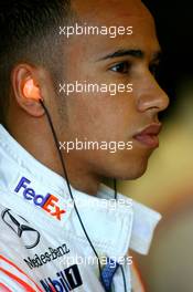 06.03.2007, Silverstone, England,  Lewis Hamilton (GBR), McLaren Mercedes - Formula 1 Testing