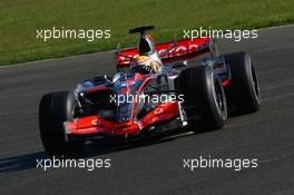 06.03.2007, Silverstone, England,  Lewis Hamilton (GBR), McLaren Mercedes, MP4-22 - Formula 1 Testing