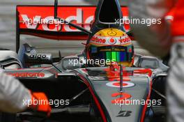 06.03.2007, Silverstone, England,  Lewis Hamilton (GBR), McLaren Mercedes, MP4-22 - Formula 1 Testing