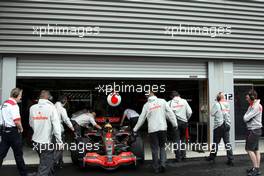 10.07.2007 Spa Francorchamps, Belgium,  Lewis Hamilton (GBR), McLaren Mercedes, MP4-22 - Formula 1 Testing