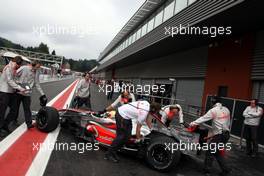 10.07.2007 Spa Francorchamps, Belgium,  Lewis Hamilton (GBR), McLaren Mercedes, MP4-22 - Formula 1 Testing