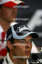 24.08.2007 Istanbul, Turkey,  Alexander Wurz (AUT), Williams F1 Team - Formula 1 World Championship, Rd 12, Turkish Grand Prix, Friday Press Conference