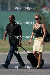 24.08.2007 Istanbul, Turkey,  Anthony Hamilton (GBR), Father of Lewis Hamilton arrives at the circuit - Formula 1 World Championship, Rd 12, Turkish Grand Prix, Friday