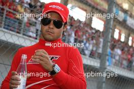 26.08.2007 Istanbul, Turkey,  Felipe Massa (BRA), Scuderia Ferrari - Formula 1 World Championship, Rd 12, Turkish Grand Prix, Sunday Pre-Race Grid
