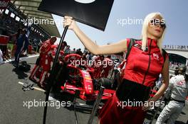 26.08.2007 Istanbul, Turkey,  Grid girl - Formula 1 World Championship, Rd 12, Turkish Grand Prix, Sunday Grid Girl