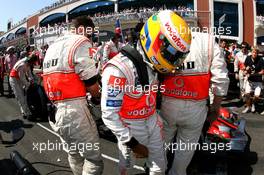 26.08.2007 Istanbul, Turkey,  Lewis Hamilton (GBR), McLaren Mercedes - Formula 1 World Championship, Rd 12, Turkish Grand Prix, Sunday Pre-Race Grid