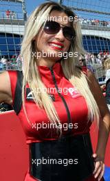 26.08.2007 Istanbul, Turkey,  Grid girl - Formula 1 World Championship, Rd 12, Turkish Grand Prix, Sunday Grid Girl