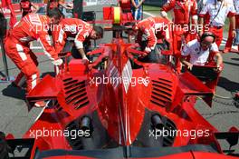 26.08.2007 Istanbul, Turkey,  Scuderia Ferrari, F2007 - Formula 1 World Championship, Rd 12, Turkish Grand Prix, Sunday Pre-Race Grid