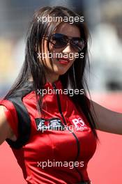 26.08.2007 Istanbul, Turkey,  Grid girl - Formula 1 World Championship, Rd 12, Turkish Grand Prix, Sunday Grid Girl