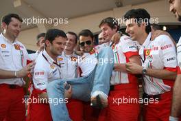 26.08.2007 Istanbul, Turkey,  1st place Felipe Massa (BRA), Scuderia Ferrari - Formula 1 World Championship, Rd 12, Turkish Grand Prix, Sunday Podium