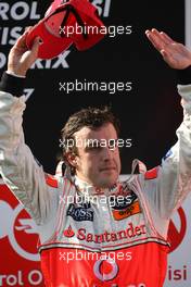 26.08.2007 Istanbul, Turkey,  3rd place Fernando Alonso (ESP), McLaren Mercedes - Formula 1 World Championship, Rd 12, Turkish Grand Prix, Sunday Podium