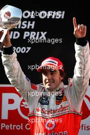 26.08.2007 Istanbul, Turkey,  3rd place Fernando Alonso (ESP), McLaren Mercedes - Formula 1 World Championship, Rd 12, Turkish Grand Prix, Sunday Podium