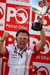 26.08.2007 Istanbul, Turkey,  Stefano Domenicali (ITA), Scuderia Ferrari, Sporting Director  - Formula 1 World Championship, Rd 12, Turkish Grand Prix, Sunday Podium