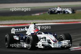 26.08.2007 Istanbul, Turkey,  Robert Kubica (POL), BMW Sauber F1 Team, F1.07 - Formula 1 World Championship, Rd 12, Turkish Grand Prix, Sunday Race