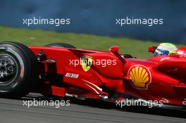 25.08.2007 Istanbul, Turkey,  Felipe Massa (BRA), Scuderia Ferrari, F2007 - Formula 1 World Championship, Rd 12, Turkish Grand Prix, Saturday Practice