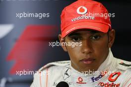 25.08.2007 Istanbul, Turkey,  2nd, Lewis Hamilton (GBR), McLaren Mercedes - Formula 1 World Championship, Rd 12, Turkish Grand Prix, Saturday Press Conference