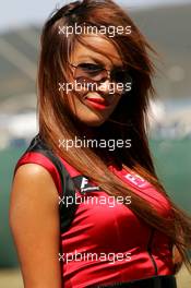 25.08.2007 Istanbul, Turkey,  Grid Girl - Formula 1 World Championship, Rd 12, Turkish Grand Prix, Saturday