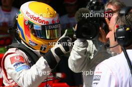 25.08.2007 Istanbul, Turkey,  2nd, Lewis Hamilton (GBR), McLaren Mercedes, MP4-22 - Formula 1 World Championship, Rd 12, Turkish Grand Prix, Saturday Qualifying