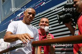 26.08.2007 Istanbul, Turkey,  Roberto Carlos (BRA), Fenerbahce football player - Formula 1 World Championship, Rd 12, Turkish Grand Prix, Sunday