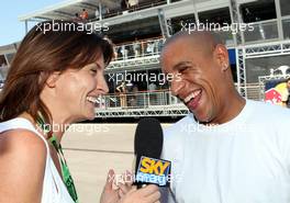 26.08.2007 Istanbul, Turkey,  Roberto Carlos (BRA), Fenerbahce football player - Formula 1 World Championship, Rd 12, Turkish Grand Prix, Sunday