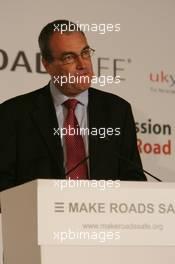 23.04.2007 London, England,  UN Rally for Safer Roads, Dr Stephen Ladyman MP, Minister of State for Transport