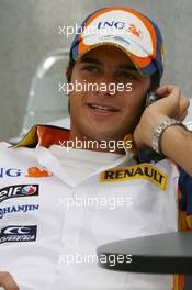 15.06.2007 Indianapolis, USA,  Nelson Piquet Jr (BRA), Test Driver, Renault F1 Team - Formula 1 World Championship, Rd 7, United States Grand Prix, Friday