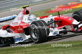 15.06.2007 Indianapolis, USA,  Jarno Trulli (ITA), Toyota Racing, TF107 - Formula 1 World Championship, Rd 7, United States Grand Prix, Friday Practice