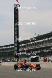 15.06.2007 Indianapolis, USA,  Adrian Sutil (GER), Spyker F1 Team, F8-VII - Formula 1 World Championship, Rd 7, United States Grand Prix, Friday Practice
