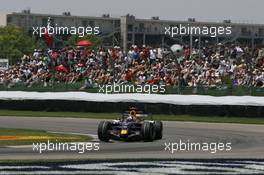 15.06.2007 Indianapolis, USA,  David Coulthard (GBR), Red Bull Racing, RB3 - Formula 1 World Championship, Rd 7, United States Grand Prix, Friday Practice