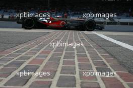 15.06.2007 Indianapolis, USA,  Feature at Start / Finish Line, Fernando Alonso (ESP), McLaren Mercedes, MP4-22 - Formula 1 World Championship, Rd 7, United States Grand Prix, Friday Practice