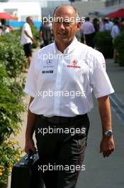 15.06.2007 Indianapolis, USA,  Ron Dennis (GBR), McLaren, Team Principal, Chairman - Formula 1 World Championship, Rd 7, United States Grand Prix, Friday