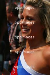 17.06.2007 Indianapolis, USA,  Grid girl - Formula 1 World Championship, Rd 7, United States Grand Prix, Sunday Grid Girl