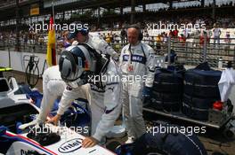 17.06.2007 Indianapolis, USA,  Sebastian Vettel (GER), Test Driver, BMW Sauber F1 Team - Formula 1 World Championship, Rd 7, United States Grand Prix, Sunday Pre-Race Grid