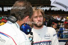 17.06.2007 Indianapolis, USA,  Nick Heidfeld (GER), BMW Sauber F1 Team - Formula 1 World Championship, Rd 7, United States Grand Prix, Sunday Pre-Race Grid