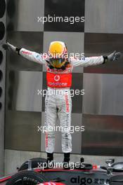 17.06.2007 Indianapolis, USA,  1st place Lewis Hamilton (GBR), McLaren Mercedes - Formula 1 World Championship, Rd 7, United States Grand Prix, Sunday Podium