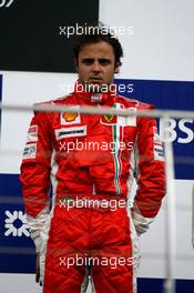 17.06.2007 Indianapolis, USA,  3rd place Felipe Massa (BRA), Scuderia Ferrari - Formula 1 World Championship, Rd 7, United States Grand Prix, Sunday Podium