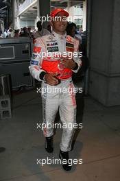 17.06.2007 Indianapolis, USA,  Lewis Hamilton (GBR), McLaren Mercedes - Formula 1 World Championship, Rd 7, United States Grand Prix, Sunday Podium