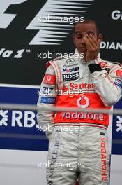 17.06.2007 Indianapolis, USA,  1st place Lewis Hamilton (GBR), McLaren Mercedes - Formula 1 World Championship, Rd 7, United States Grand Prix, Sunday Podium